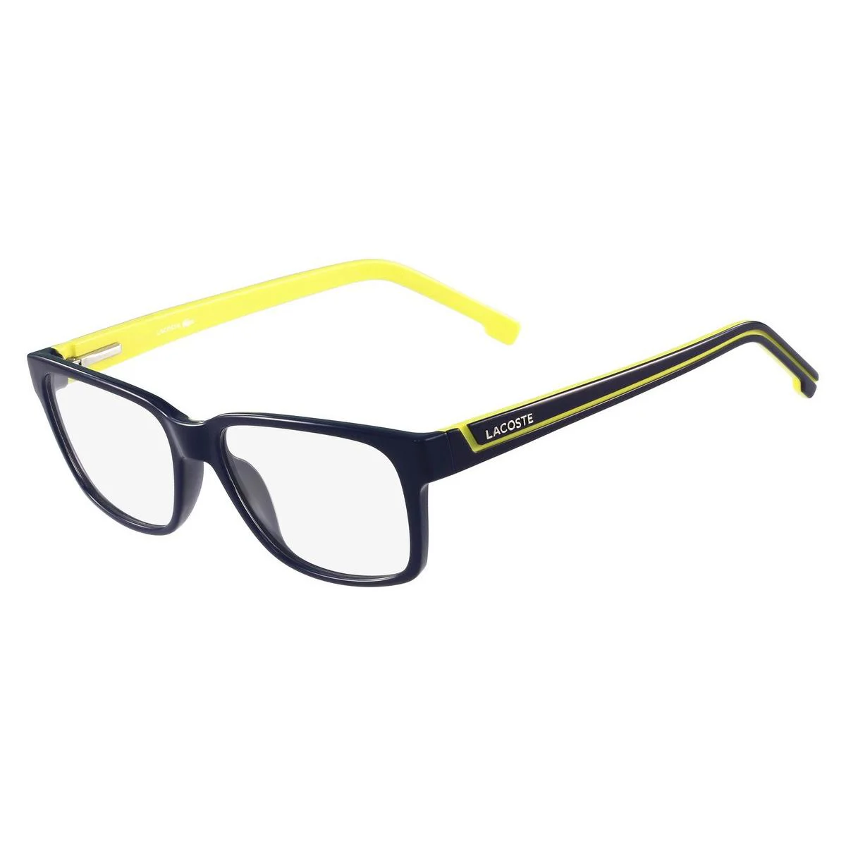 Lacoste L2692 Eyeglasses Unisex Blue Yellow Square 54mm