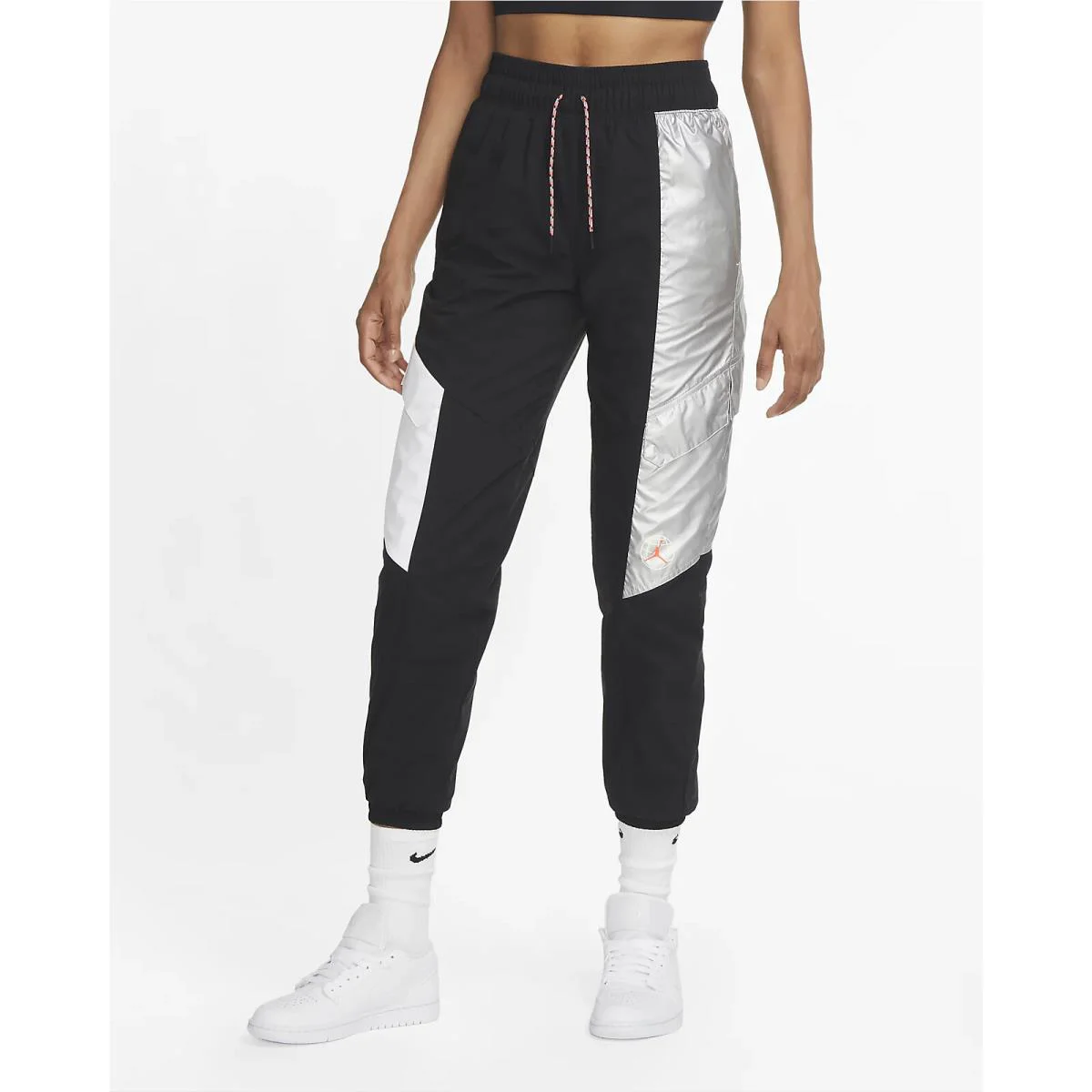 Nike Jordan Winter Utility Womens Pants Black Silver CW6500 010 - Size S