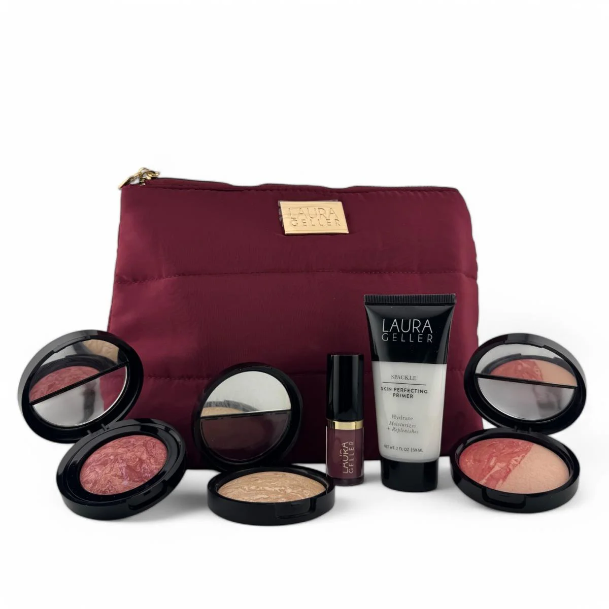 Laura Hydrate & Glow 5-Piece Collection Geller Hydrate Glow 5-Piece Collection Bag - Medium by Laura Geller