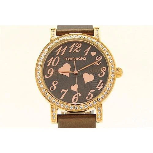 E95055L1 Rose Gold Case Crystal Ladies Watch by Marc Ecko