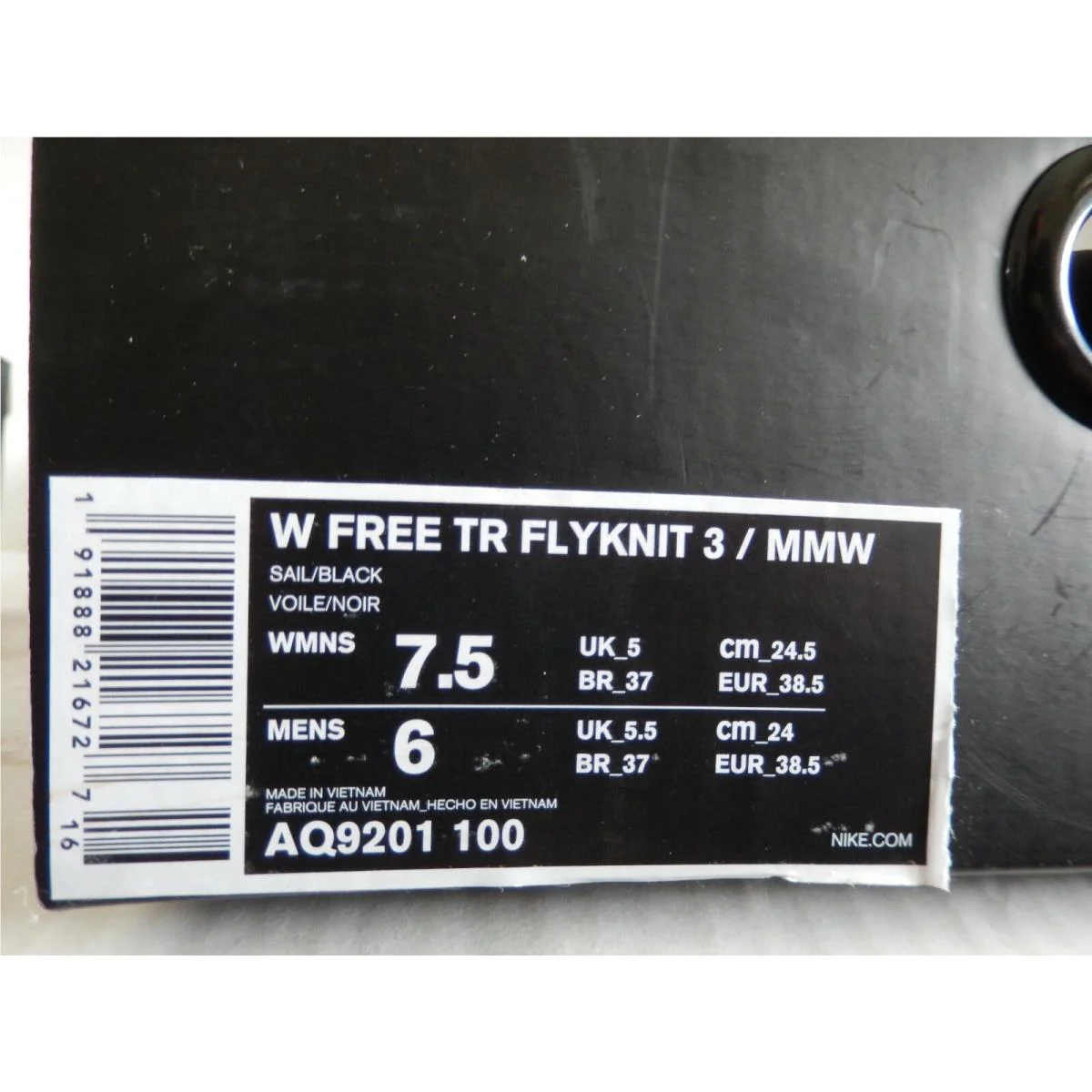 Nike shoes Free Flyknit - Sail 3