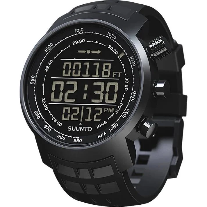 Suunto Elementum Terra All Black Sapphire Compass Outdoor Watch SS016979000