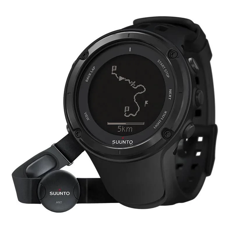 Suunto AMBIT2 Black HR Heart Rate Monitor Gps Running Mens Watch SS019562000