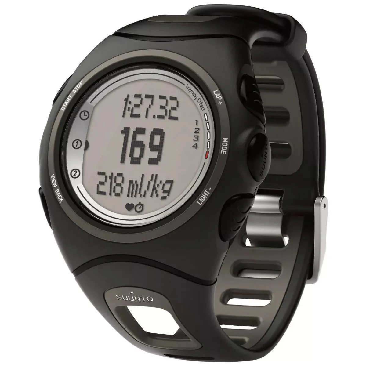 Suunto T6D Black Smoke w/ Dual Comfort Belt Training Sport Watch SS015843000