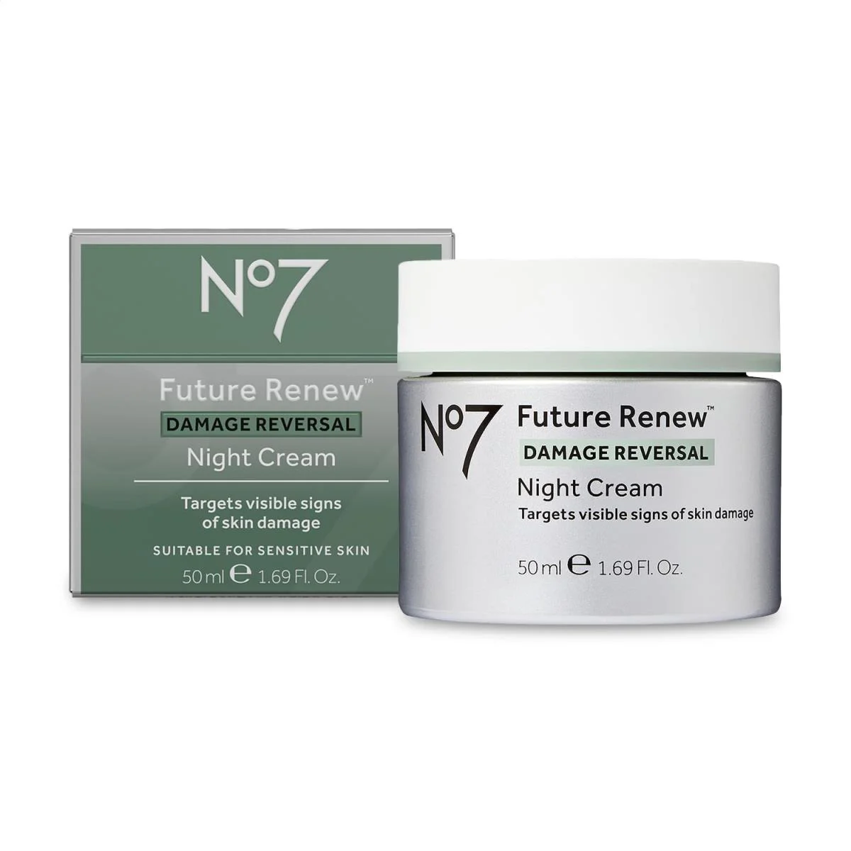 Future Renew Damage Reversal Night Cream - Anti Aging Face Moisturizer by No7