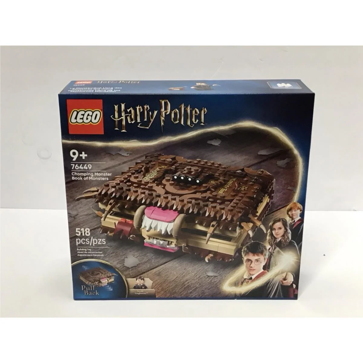 Lego 76449 Harry Potter Chomping Monster Book Of Monsters 518 Pcs Set 6526355