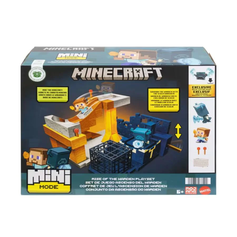 Mattel HXT72 Minecraft Mini Mode Playset Rise of The Warden Set
