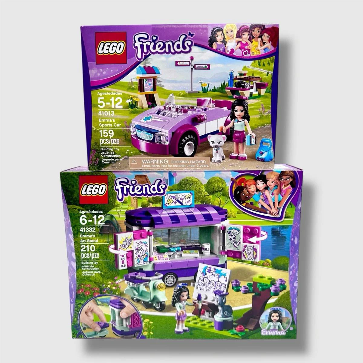 Lego Friends: Emma`s Sports Car 41013 Art Stand 41332